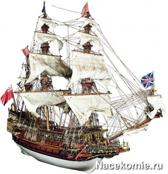 Модель корабля из коллекции Повелитель Морей