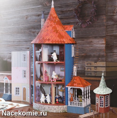 Сборная модель дома Муми-троллей из коллекции